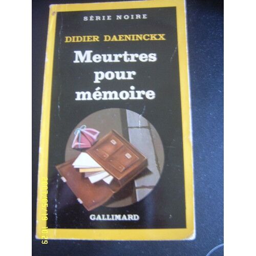 Meutres Pour Memoire