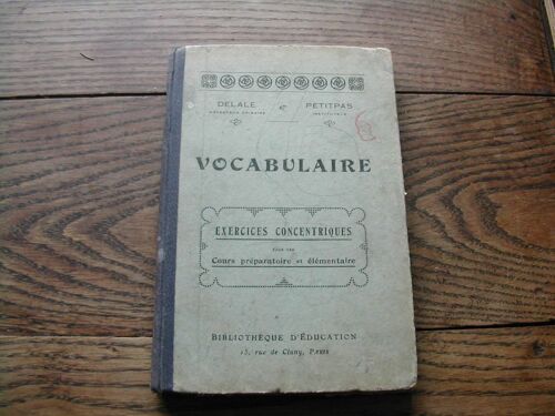 Vocabulaire - Exercices Concentriques Pour Les Cours Préparatoires Et Élémentaire