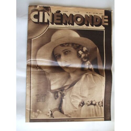 Cinémonde N° 84 : Edith Jehanne La Vedette De "Tarakanova". Ita Rina La Délicieuse Interprete De "Tonischka Film Tchécoslovaque