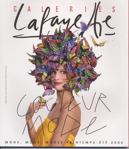 Galeries Lafayette / 07-2004  N° 07 : Laetitia Casta (Couverture + 1p Pub)