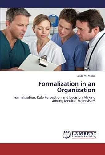 Formalization In An Organization