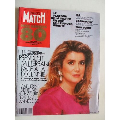 Paris Match  N° 2114 : Catherine Deneuve