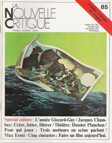 La Nouvelle Critique  N° 85 : Spécial Culture