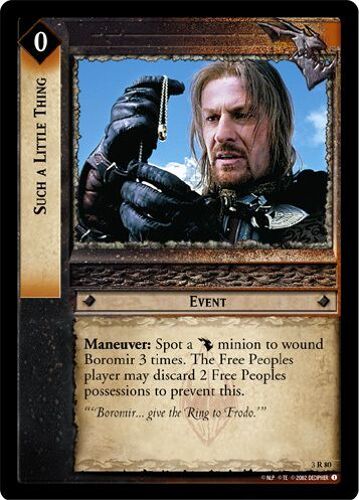 Such A Little Thing (Une Si Petite Chose) - 3r80 - Realms Of The Elf-Lords (Royaumes Des Seigneurs Elfes) - Lotr