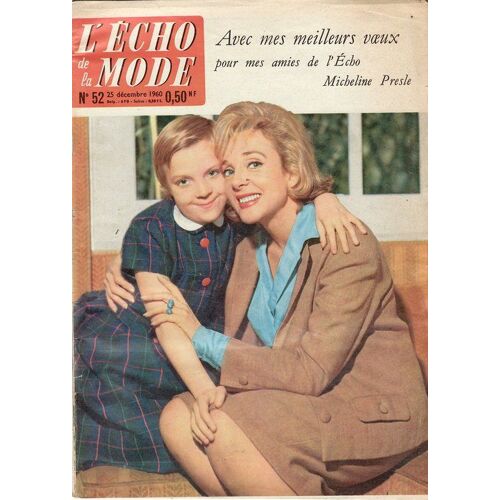 L' Écho De La Mode  N° 52 : Micheline Presle Et Toni