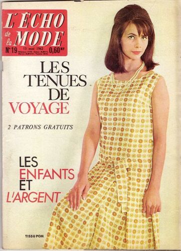 L' Écho De La Mode  N° 19 : Tenues De Voyages - Élodie Belmondo -Tintin, Le Secret De La Licorne
