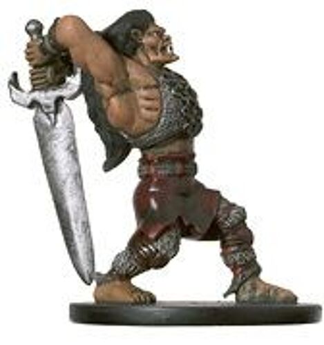 D & D Miniatures - Underdark - 18/60 Half-Ogre Barbarian