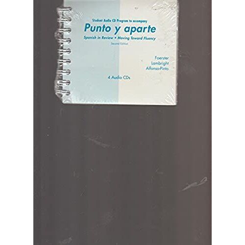 Student Audio Cd Program To Accompany Punto Y Aparte