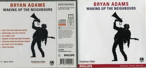Bryan Adams Waking Up The Neighbours Clips Vidéos Cd-I Cd Interactif