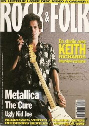 Rock And Folk N° 303 : Keith Richards, Metallica, Cure