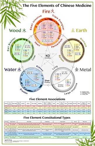 The World's Best Five Elements Wall Chart (The Five Elements Of Chinese Medicine)