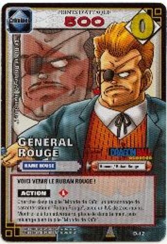 Dragon Ball - Cartes - General Rouge - D-12