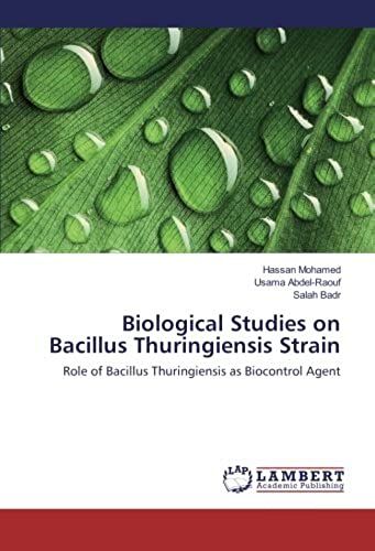 Biological Studies On Bacillus Thuringiensis Strain