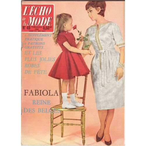 L' Echo De La Mode  N° 49 : Fabiola, Reine Des Belges - Cours René Simon - Nicolas Flamel - Tintin, L'île Noire
