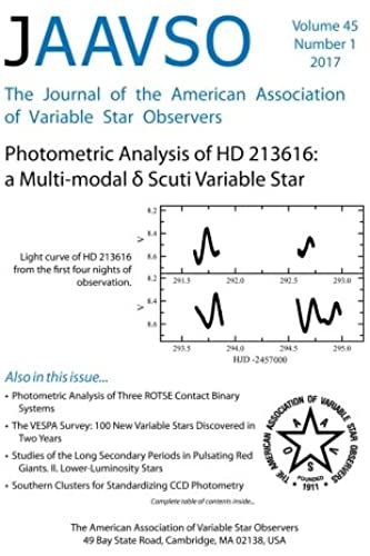 The Journal Of The American Association Of Variable Star Observers V45 N1 (Jaavso) (Volume 45)