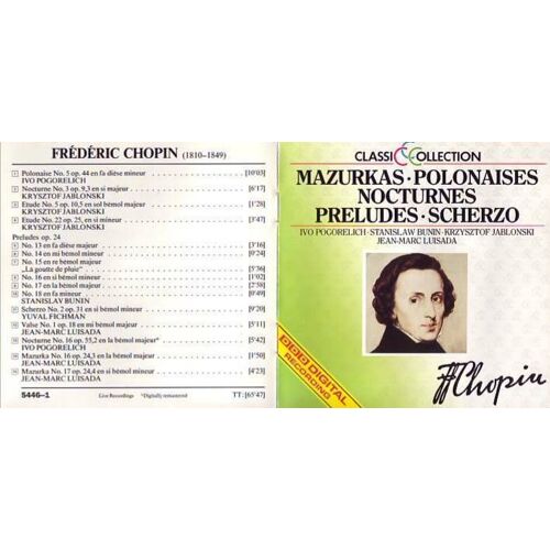 Chopin - Mazurkas - Polonaises - Nocturnes - Preludes - Scherzo