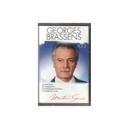 Georges Brassens Vol. 2 - Master Serie Cassette Audio