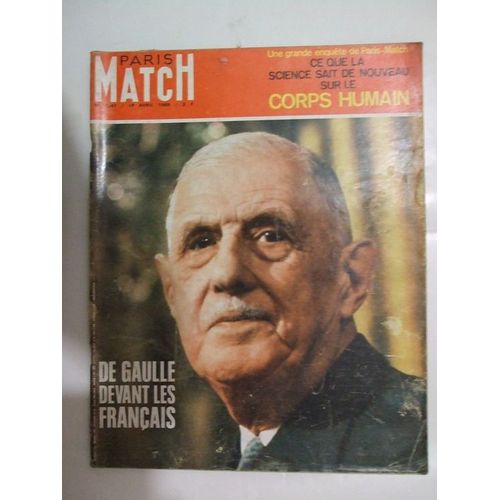 Paris Match  N° 1041 : De Gaulle Devant Les Francais