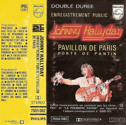 Johnny Hallyday - Pavillon De Paris - Porte De Pantin