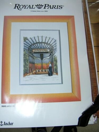 Kit De Point De Croix Royal Paris -Le Métro