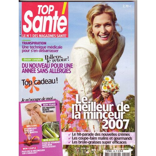 Top Santé  N° 199 : Le Meilleur De La Minceur En 2007
