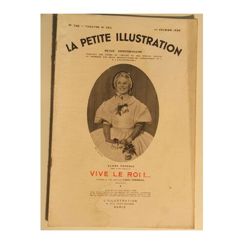 La Petite Illustration N° 758 Théatre N° 385 1 Février 1936