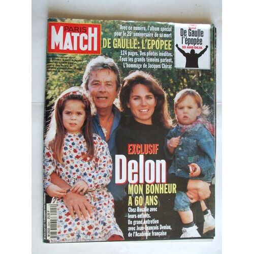 Paris Match  N° 2424 : Delon 60 Ans