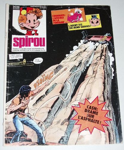 Spirou  N° 2039 : Cash : Drame Sur L'asphalte !