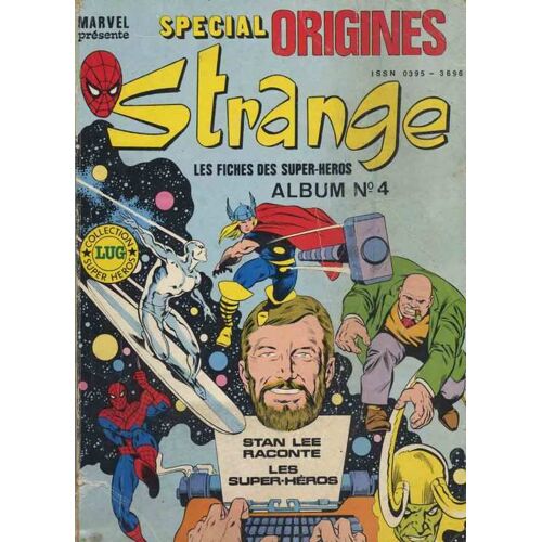 Strange Special Origines  N° 4 : Les Fiches Des Super-Héros Album N° 4