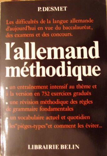 L'allemand Methodique (Livre De L'eleve)