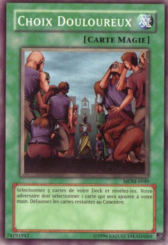 Yu-Gi-Oh! - Choix Douloureux - Super Rare - Mdm-F049