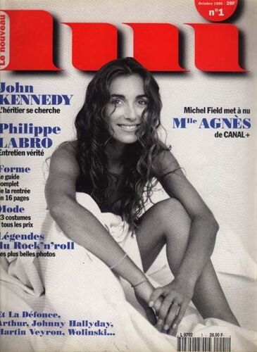 Lui  (Nouveau Lui)  N° 1 : Mlle Agnès De Canal +/ John Kennedy / Philippe Labro/ Légendes Du Rock'n'roll  Les Plus Belles Photos/ Johnny Hallyday/ Arthur / Martin Veyron / G. Wolinski