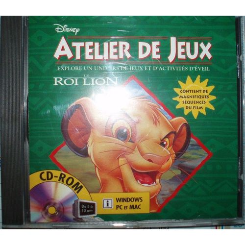 Atelier De Jeux - Le Roi Lion Pc
