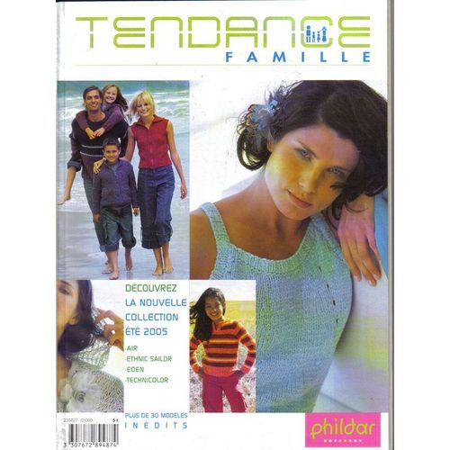 Tendance Famille Phildar N° 427 Été 2005