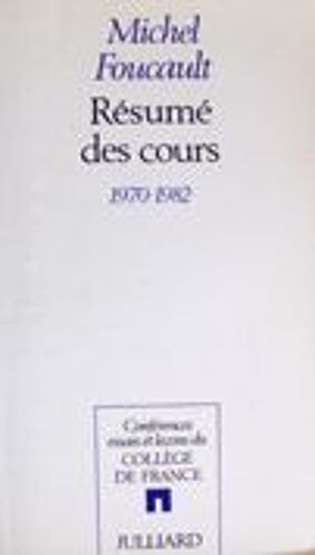 Résumé Des Cours - 1970-1982