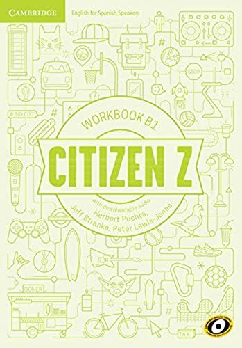 Citizen Z B1 Workbook With Downloadable Audio