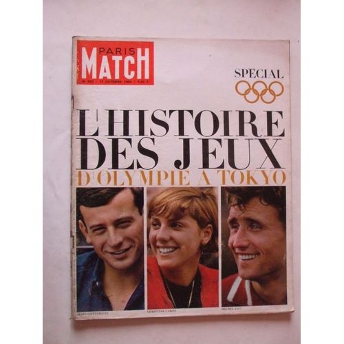 Paris-Match  N° 810 : Spécial Jo - L'histoire Des Jeux D'olympie À Tokyo