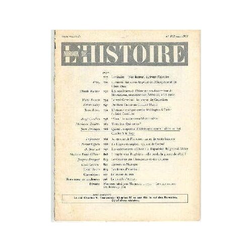 Miroir De L'histoire N° 162 Du 01/06/1963