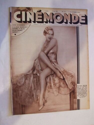 Cinémonde N° 211 : Christiane Delyne Dans"Avril". Mona Goya"La Merveilleuse Journée"
