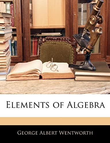 Elements Of Algebra