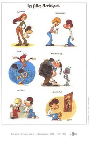 Ex Libris Canal Bd N°38  Les Filles Electriques