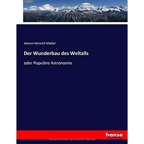 Der Wunderbau Des Weltalls
