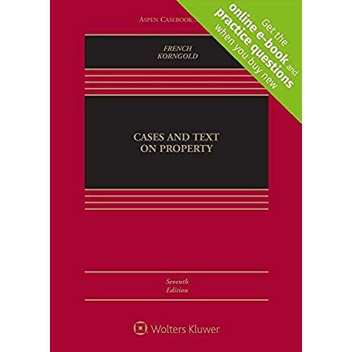 Cases And Text On Property (Aspen Casebook)