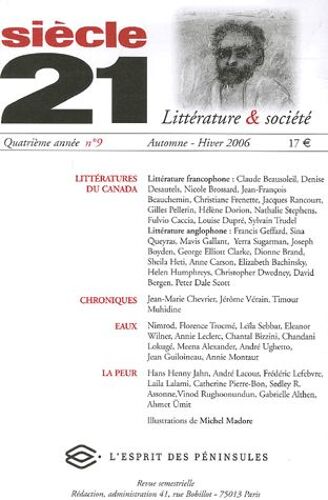 Siècle 21 N° 9, Automne-Hiver - Littératures Du Canada - Langue Française Et Langue Anglaise