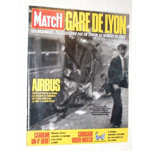 Paris Match  N° 2041 : Gare De Lyon. Airbus