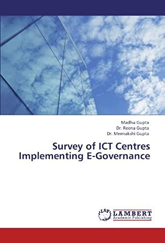 Survey Of Ict Centres Implementing E-Governance