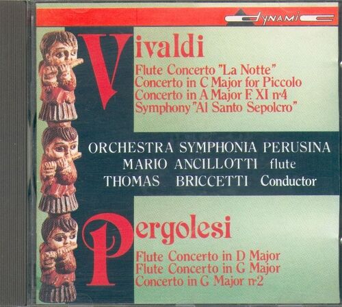 Vivaldi -Pergolesi Flute Concerto -Orchestra Symphonia Perusina. Mario Ancillotti Flute  Thomas Briccetti Conductor