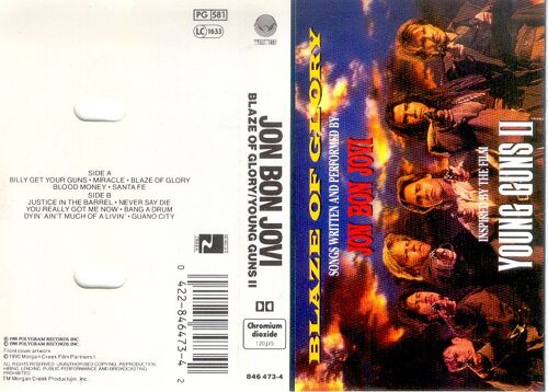 Jon Bon Jovi Young Guns Ii Blaze Of Glory