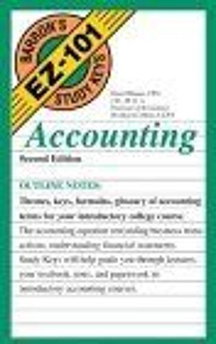 Accounting Ez-101 Study Keys 2nd Edition