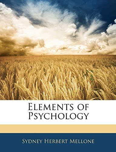 Elements Of Psychology